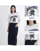 Spao 拿滑板大熊款短T 白